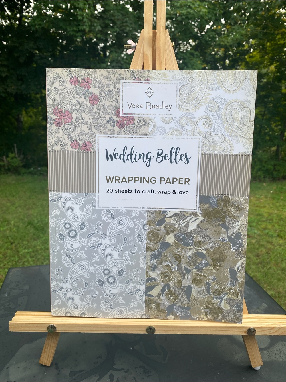Vera Bradley Wedding Bells Wrapping Paper.